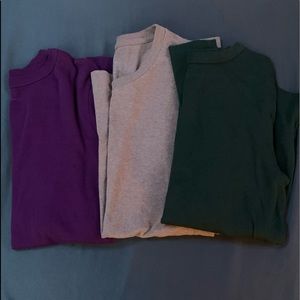 3 LONG SLEEVE SHIRTS